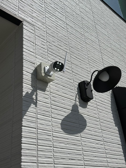 防犯カメラ設置の画像