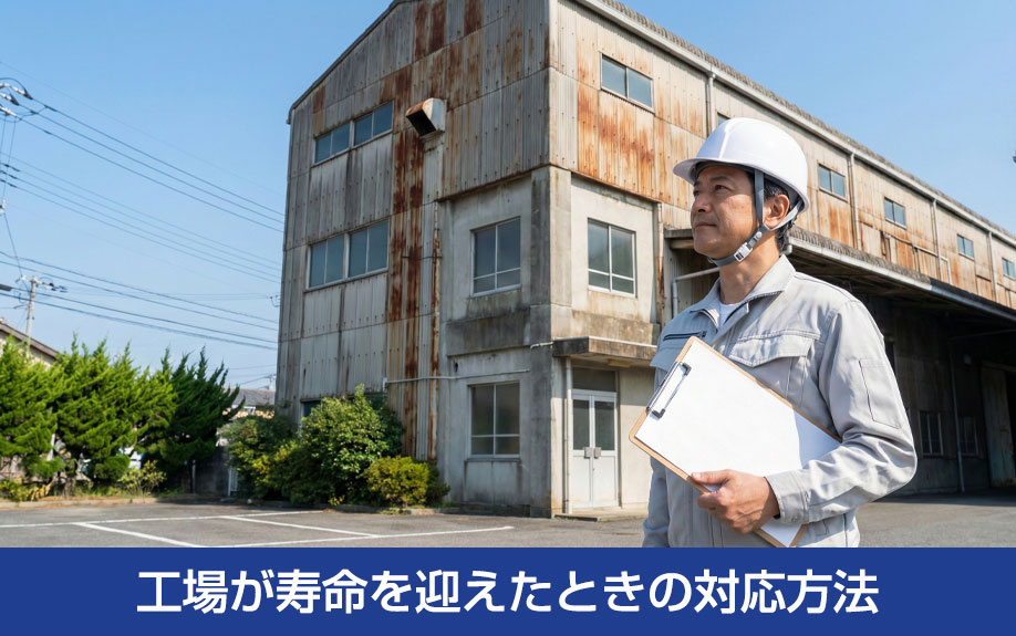 工場が寿命を迎えたときの対応方法