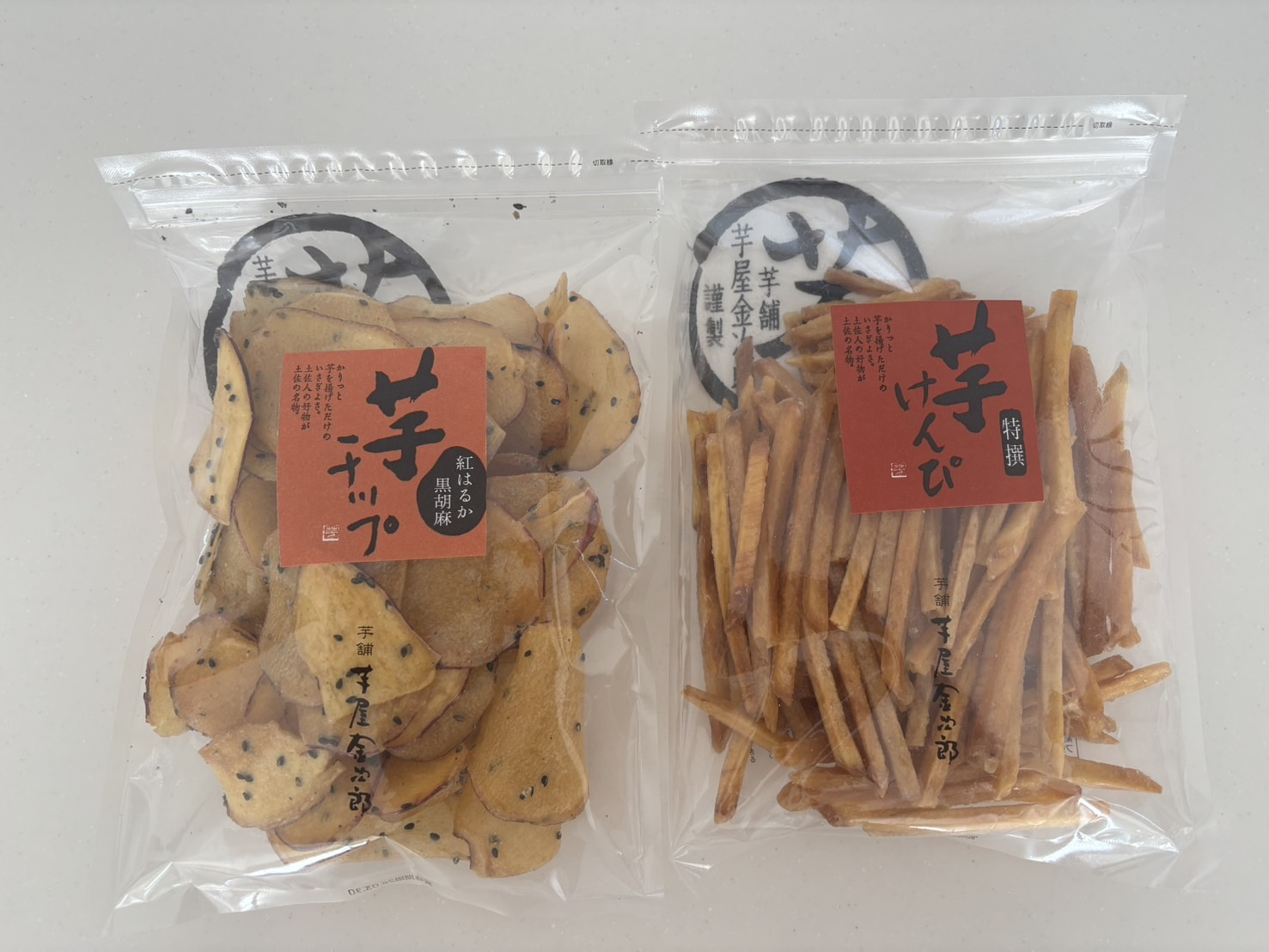 芋屋金次郎にハマる理由|芋けんぴと芋チップを食べ比べの画像