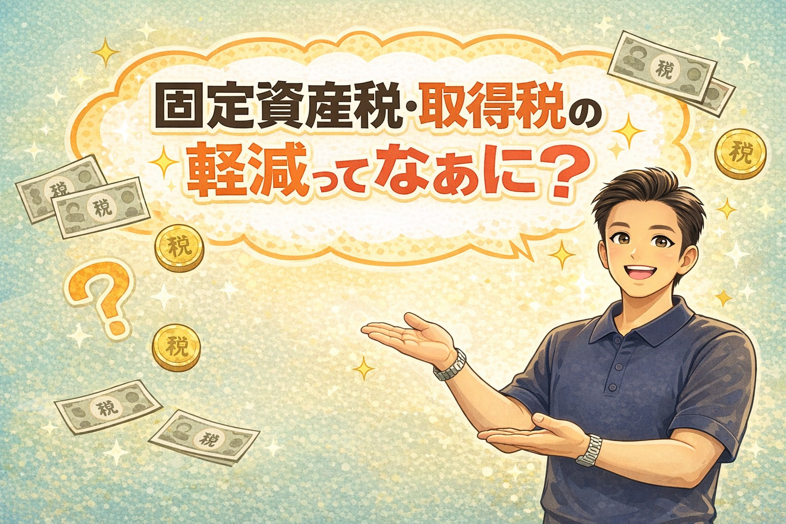 【仙台版】固定資産税・取得税の軽減ってなに？の画像