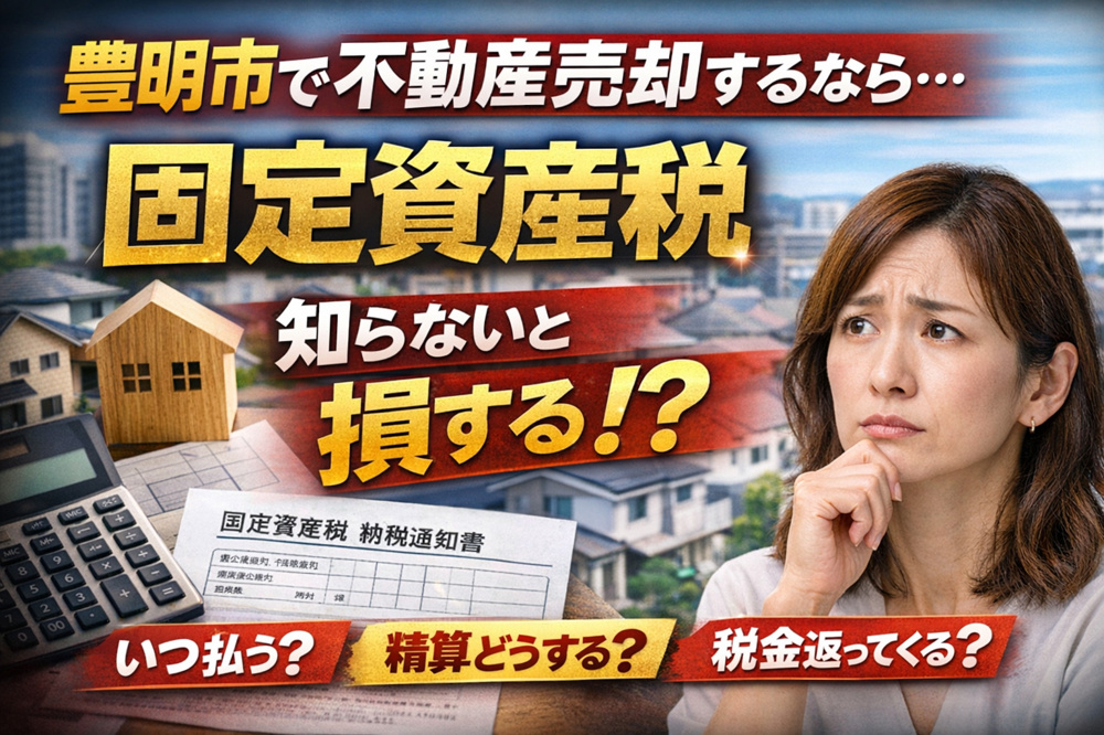 【2026年完全版】豊明市で不動産を売却する前に知るべき「固定資産税の納付時期」と損しない精算方法の画像
