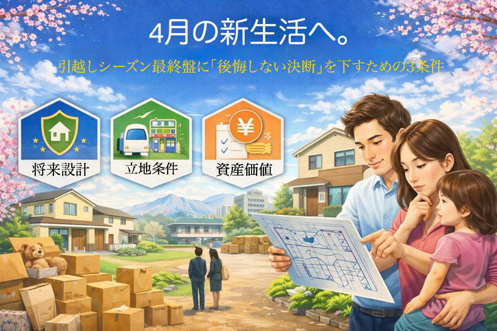 （2026年3月19日）4月の新生活へ。引越しシーズン最終盤に「後悔しない決断」を下すための3条件の画像