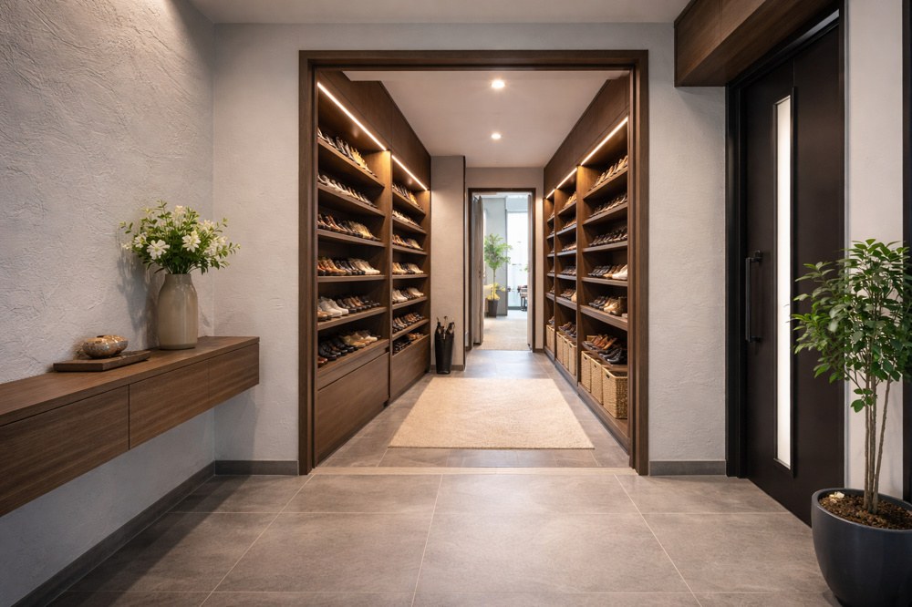 生活感を消すシューズクローゼット設計とは？の画像