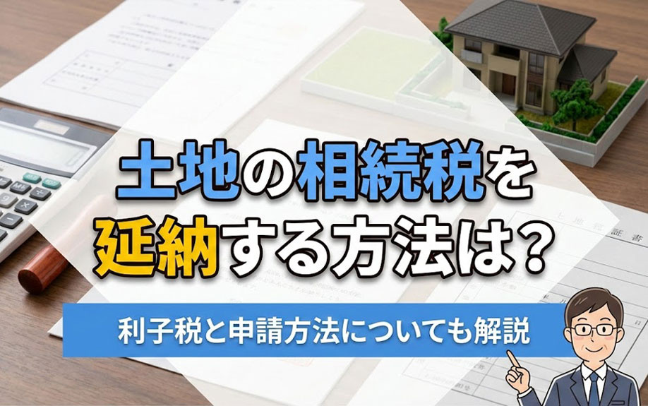 土地の相続税を延納する方法は？利子税と申請方法についても解説