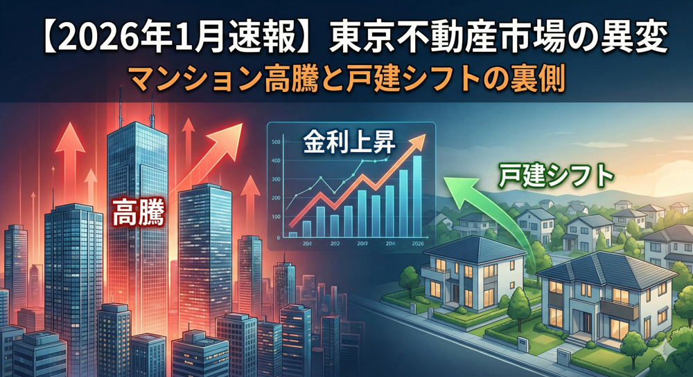 東京一極集中に異変？高騰するマンション市場と「戸建シフト」の裏側の画像