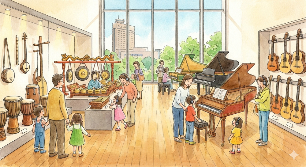 世界中の音が集まる！浜松市中央区の「浜松市楽器博物館」の概要と施設の特徴をご紹介します！の画像
