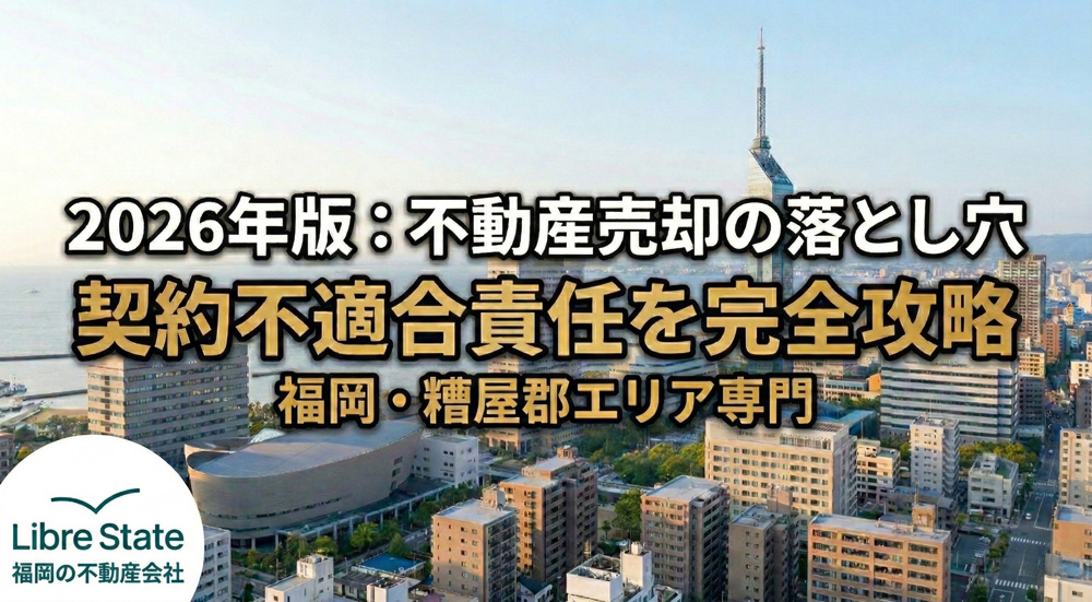 2026年不動産売却｜契約不適合責任と検査の全知識【福岡・糟屋版】の画像