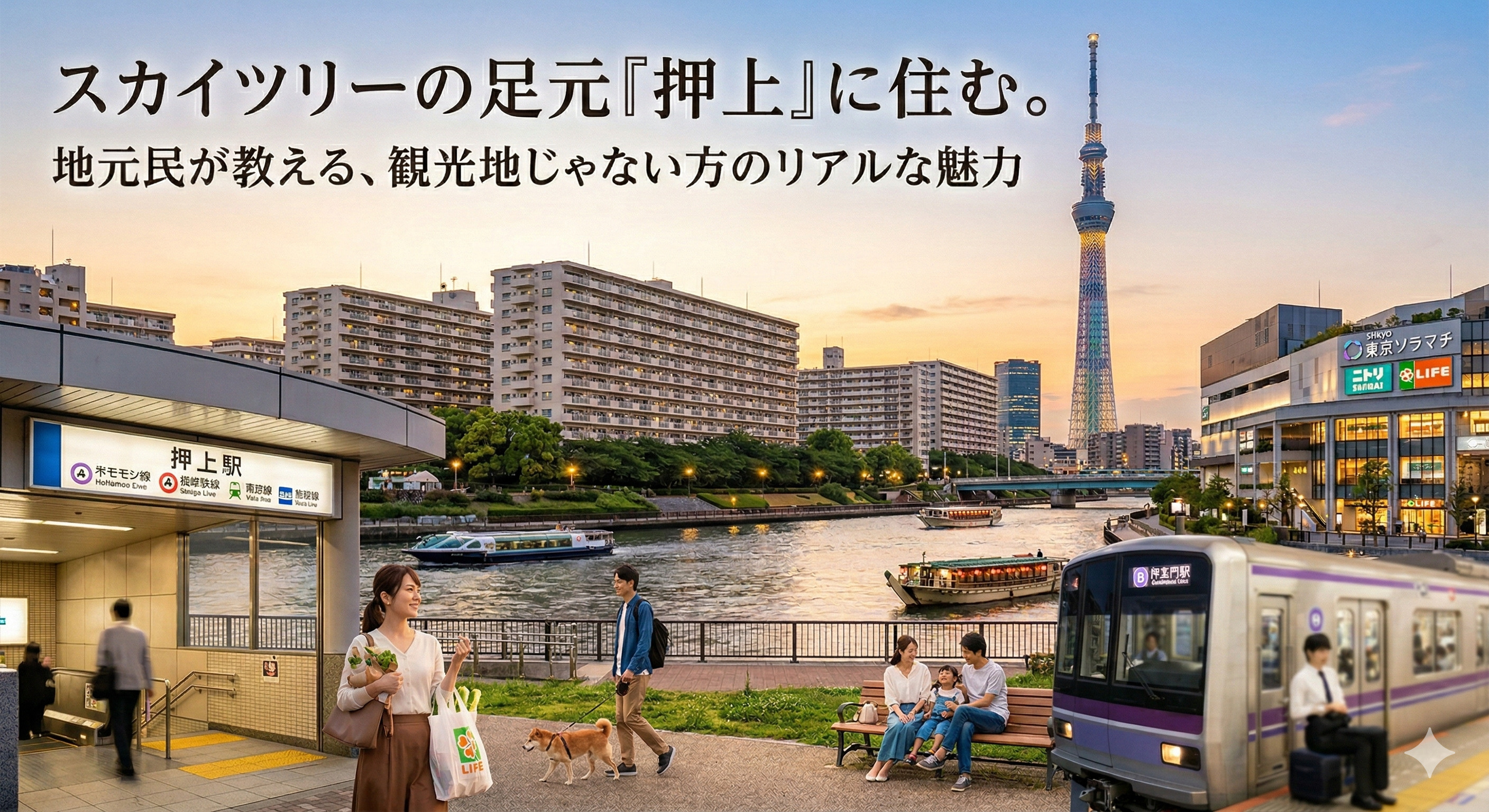 スカイツリーの足元「押上」に住む。地元民が教える、観光地じゃない方のリアルな魅力の画像