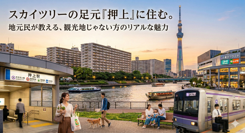 スカイツリーの足元「押上」に住む。地元民が教える、観光地じゃない方のリアルな魅力の画像