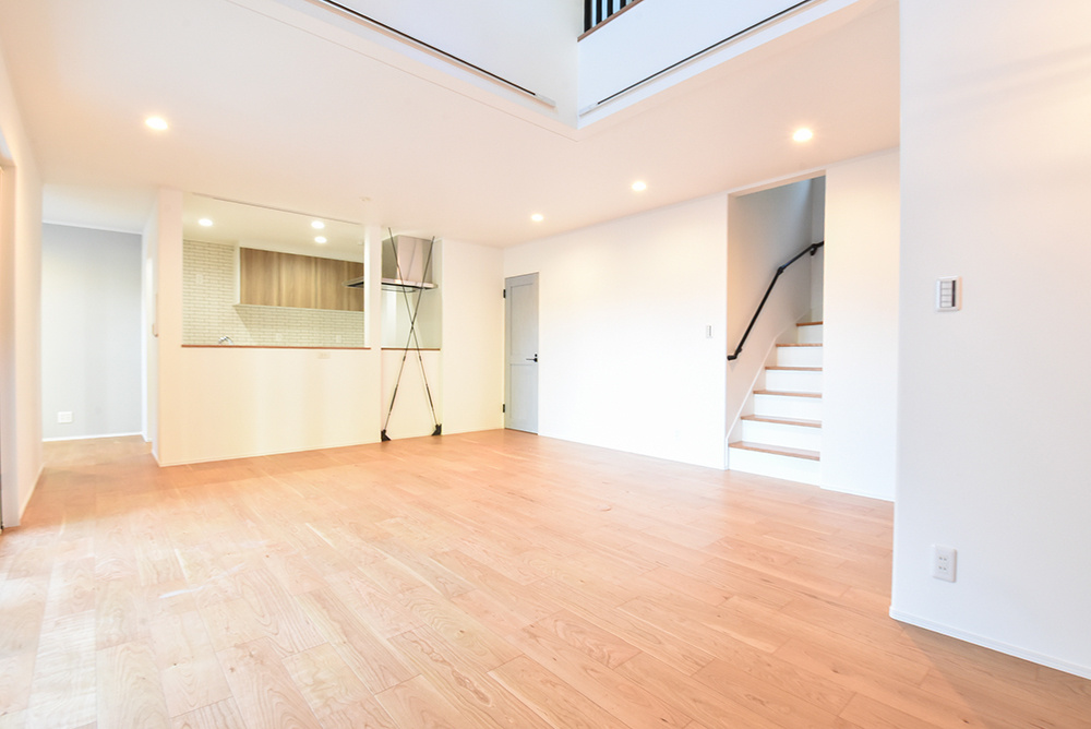 リビングイン階段を採用