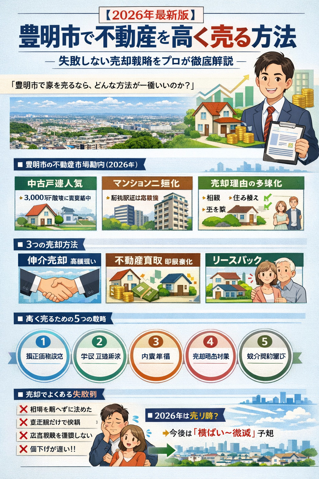 【2026年最新版】豊明市で不動産を高く売る方法 失敗しない売却戦略をプロが徹底解説の画像