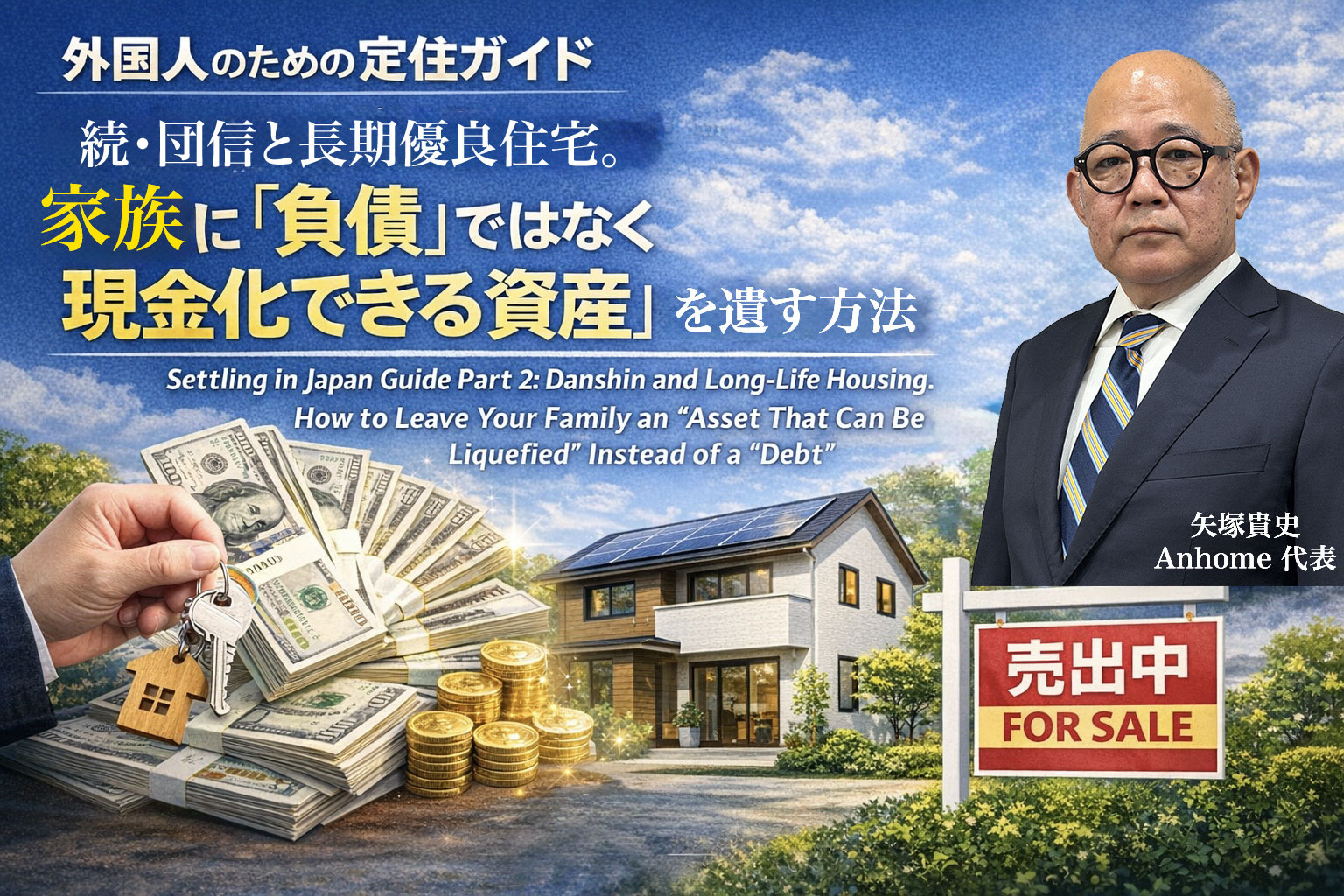 （2026年4月17日）外国人のための定住ガイド：続・団信と長期優良住宅。家族に「負債」ではなく「現金化できる資産」を遺す方法の画像