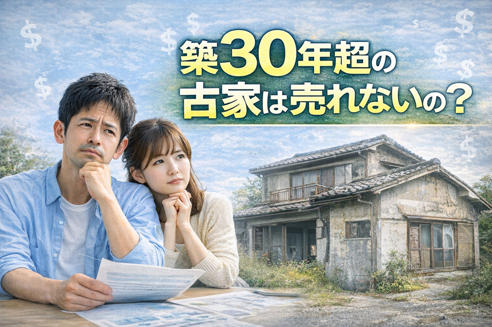 築30年超の古家は売れないのか？越谷市で築40年戸建ての相場や土地値も解説の画像