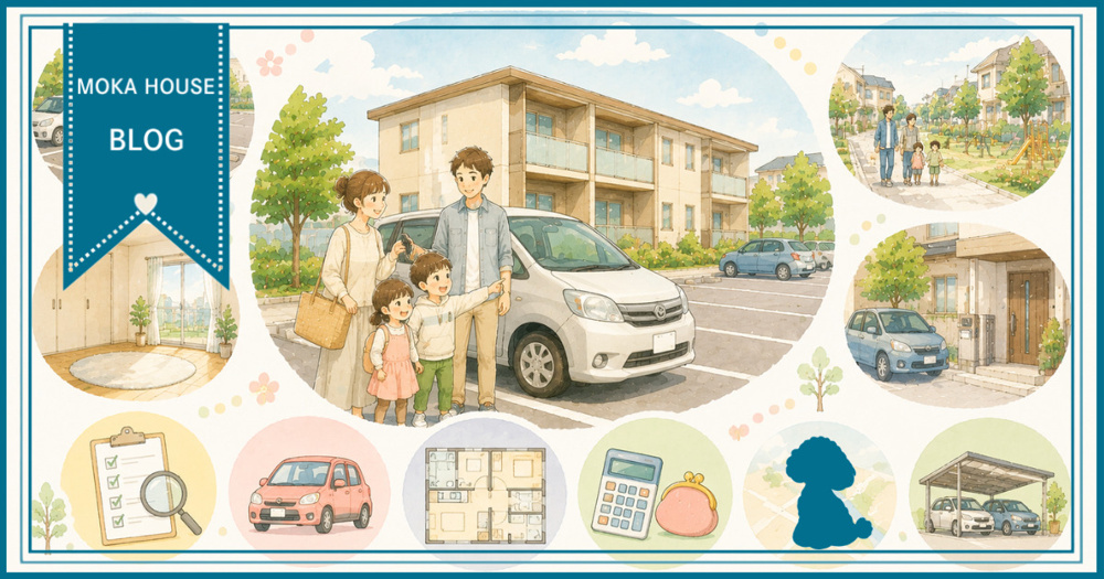 姫路市で駐車場付きの賃貸を探すコツは？家族に合う物件選びのポイントも解説の画像