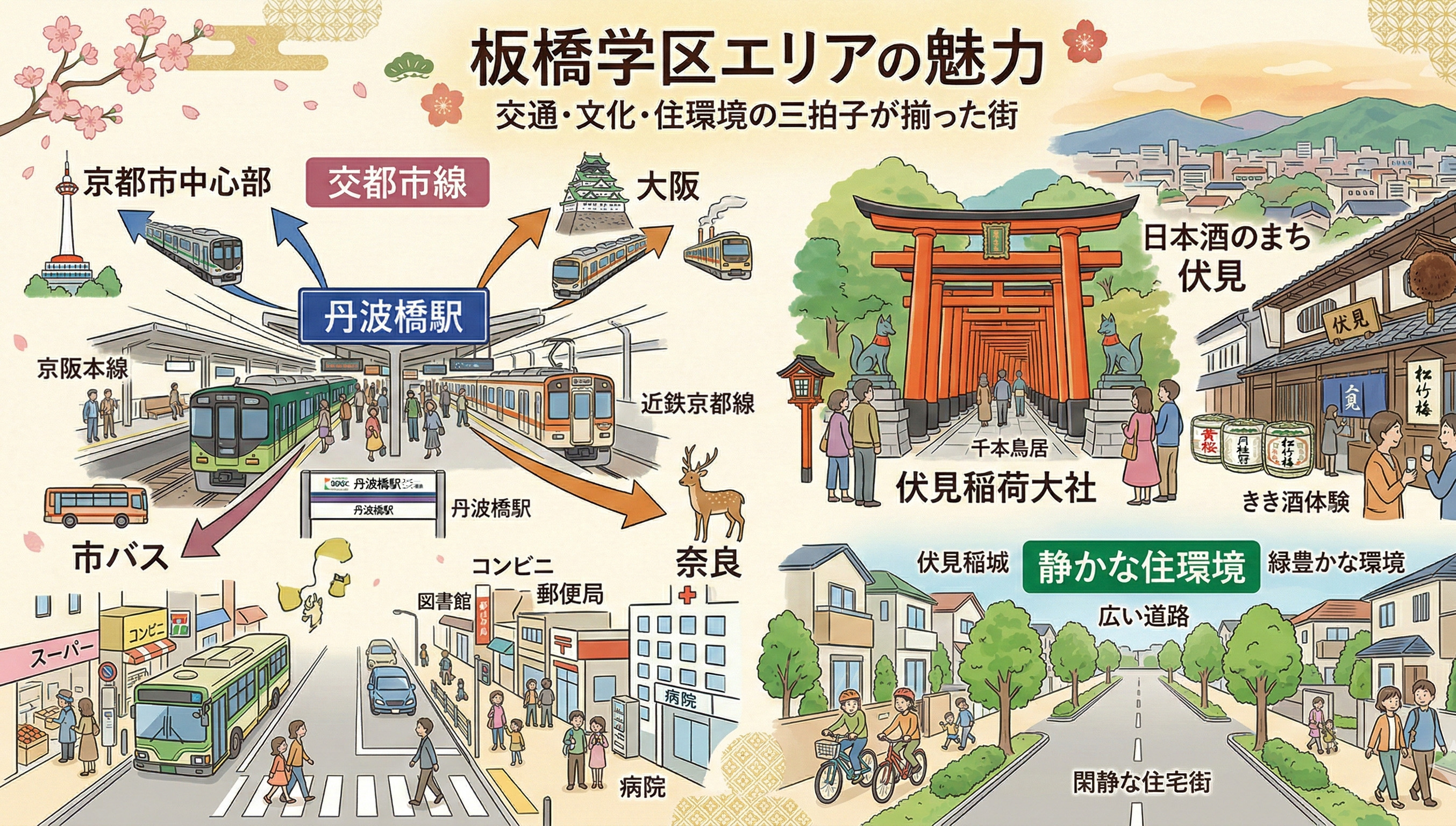 京都市伏見区の板橋学区情報をお探しですか 小学校の評判や地域の特色も紹介の画像
