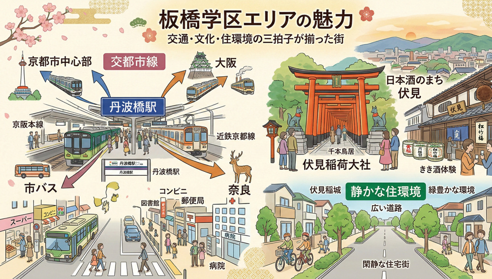 京都市伏見区の板橋学区情報をお探しですか 小学校の評判や地域の特色も紹介の画像
