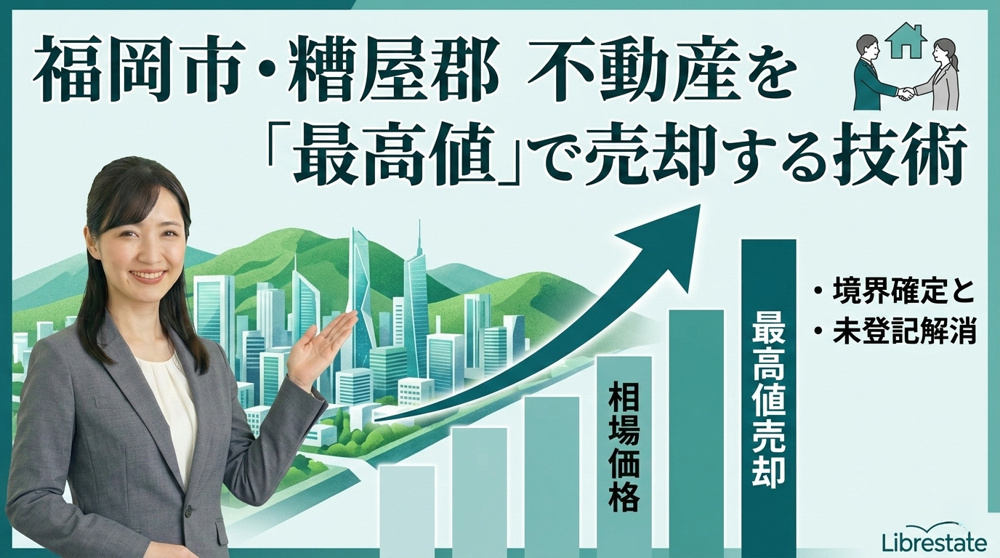 福岡市・糟屋郡の不動産売却｜境界確定と未登記解消で高値売却を実現の画像