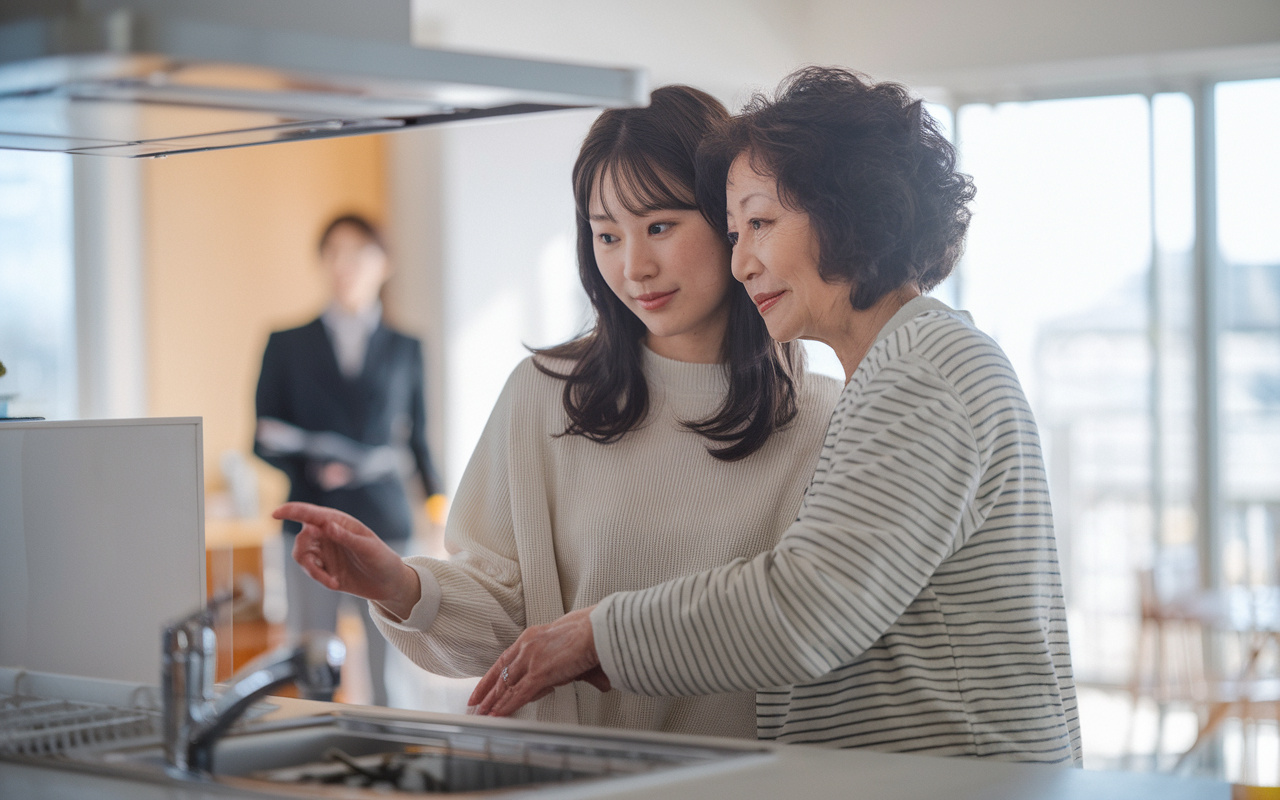 親同伴で賃貸の内見は安心できる？スタッフも一緒にサポートしますの画像