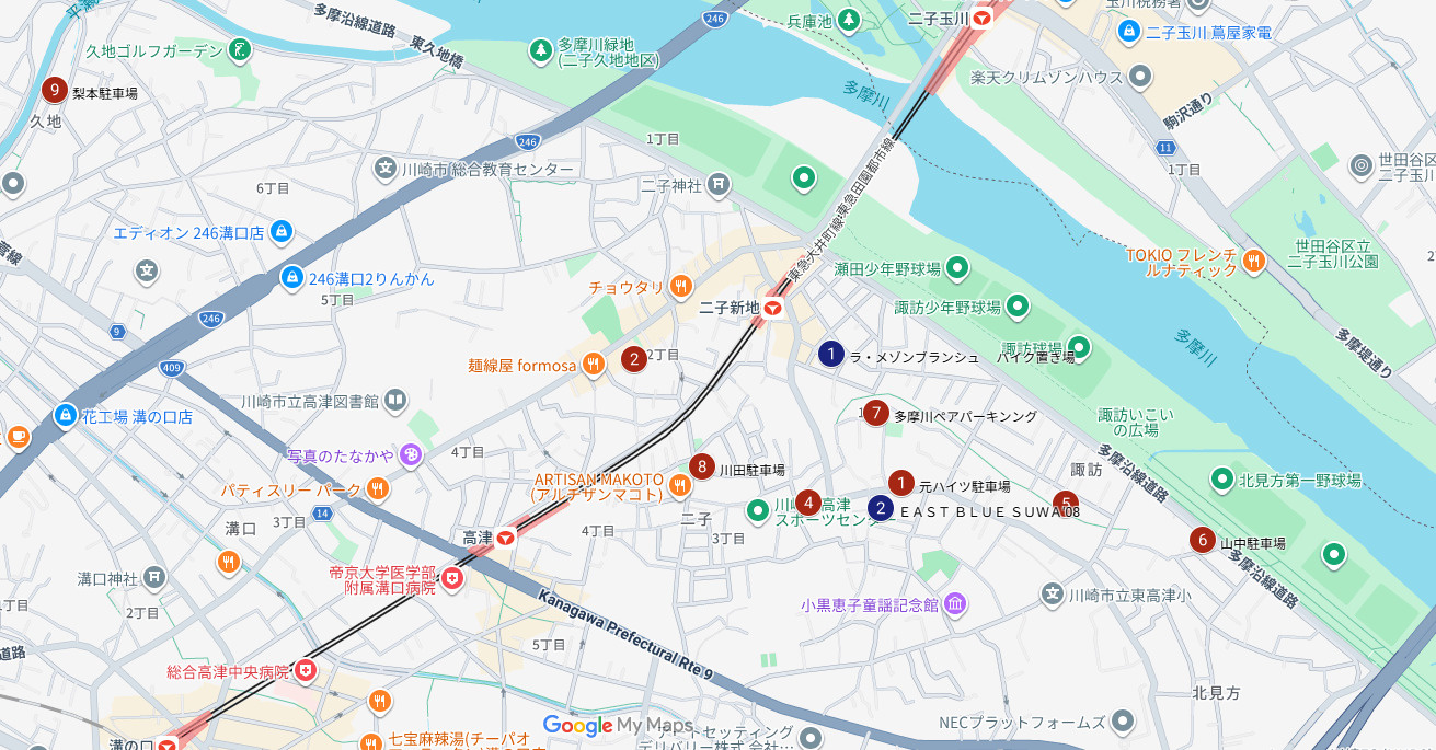 駐車場＆バイク駐輪場　最新空車情報！　3月verの画像