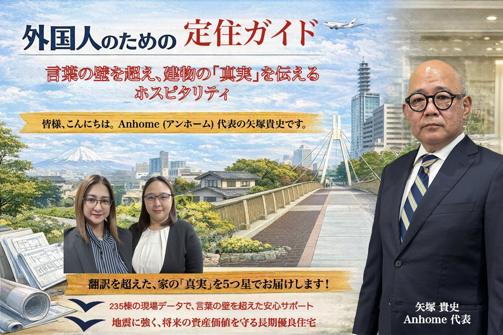 （2026年4月6日）外国人のための定住ガイド：言葉の壁を超え、建物の「真実」を伝えるホスピタリティの画像