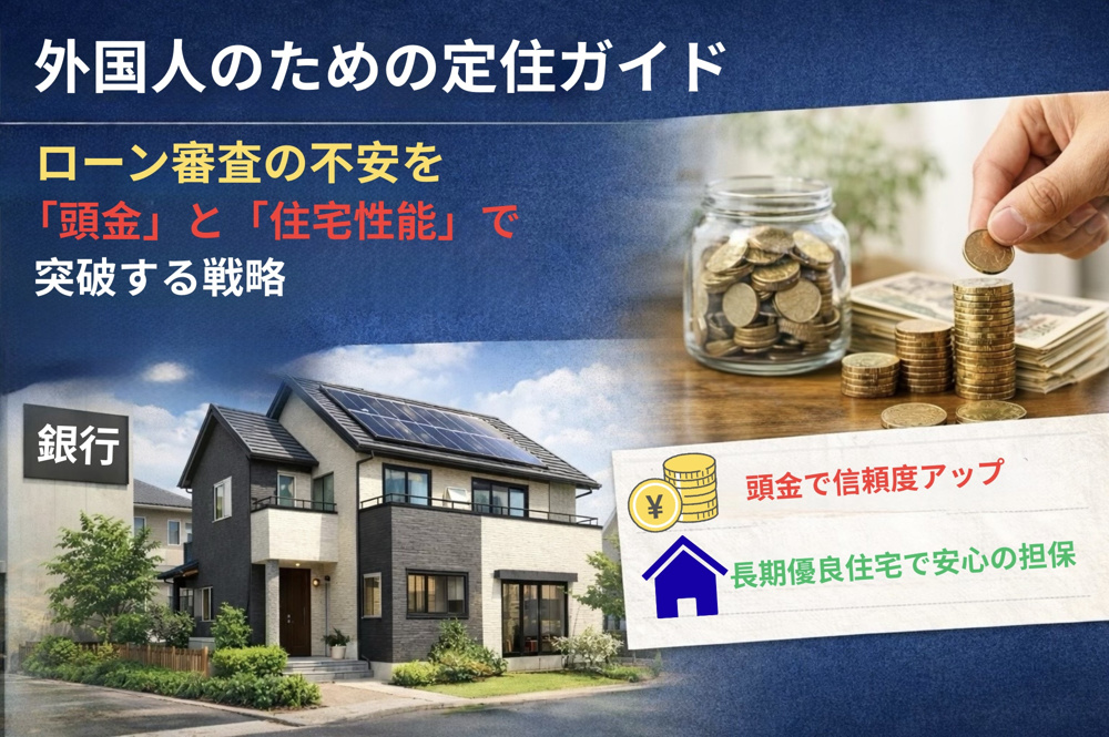 （2026年4月9日）外国人のための定住ガイド：ローン審査の不安を「頭金」と「住宅性能」で突破する戦略の画像