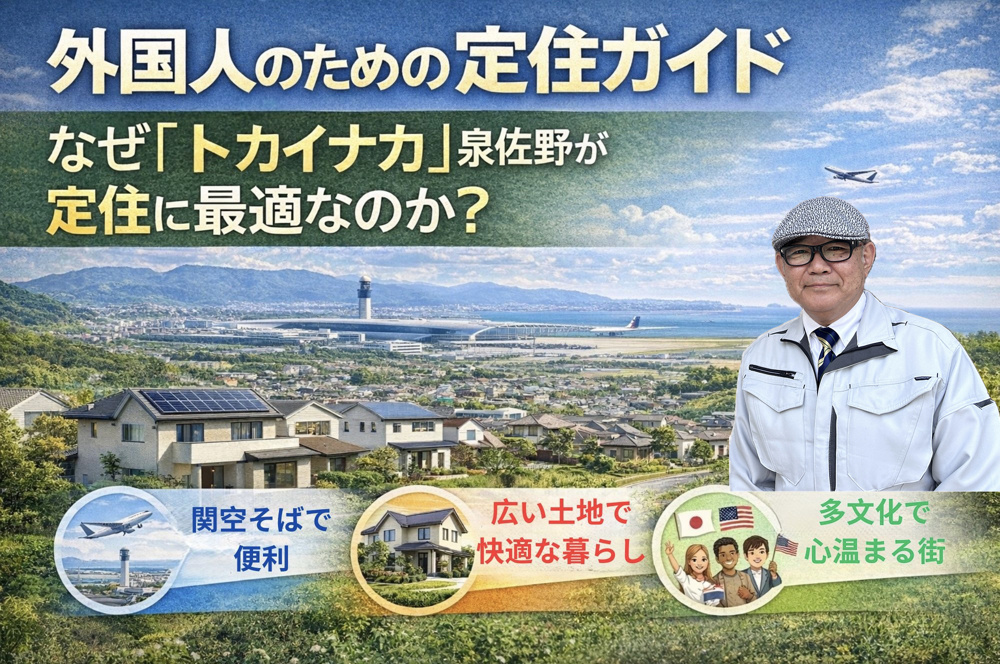 （2026年4月10日）外国人のための定住ガイド：なぜ「トカイナカ」泉佐野が定住に最適なのか？の画像