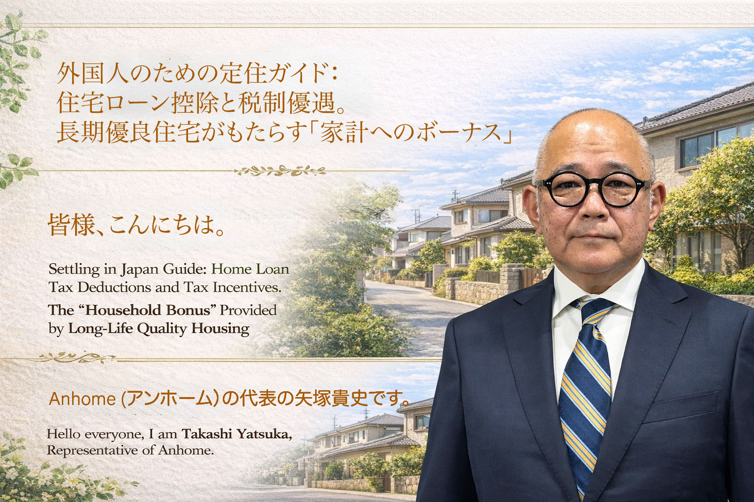 （2026年4月23日）外国人のための定住ガイド：住宅ローン控除と税制優遇。長期優良住宅がもたらす「家計へのボーナス」の画像