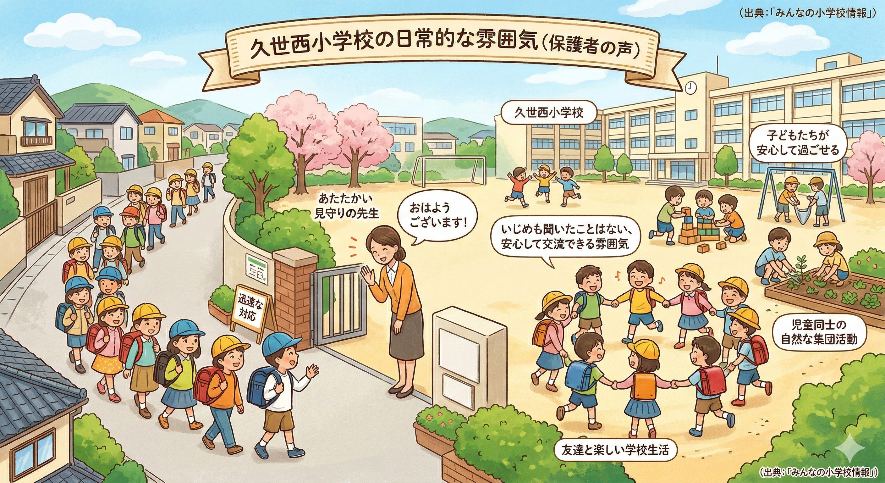久世西小学校の評判はどう？保護者口コミや評価ポイントも紹介の画像
