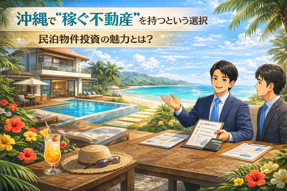 沖縄で“稼ぐ不動産”を持つという選択｜民泊物件投資の魅力とは？の画像