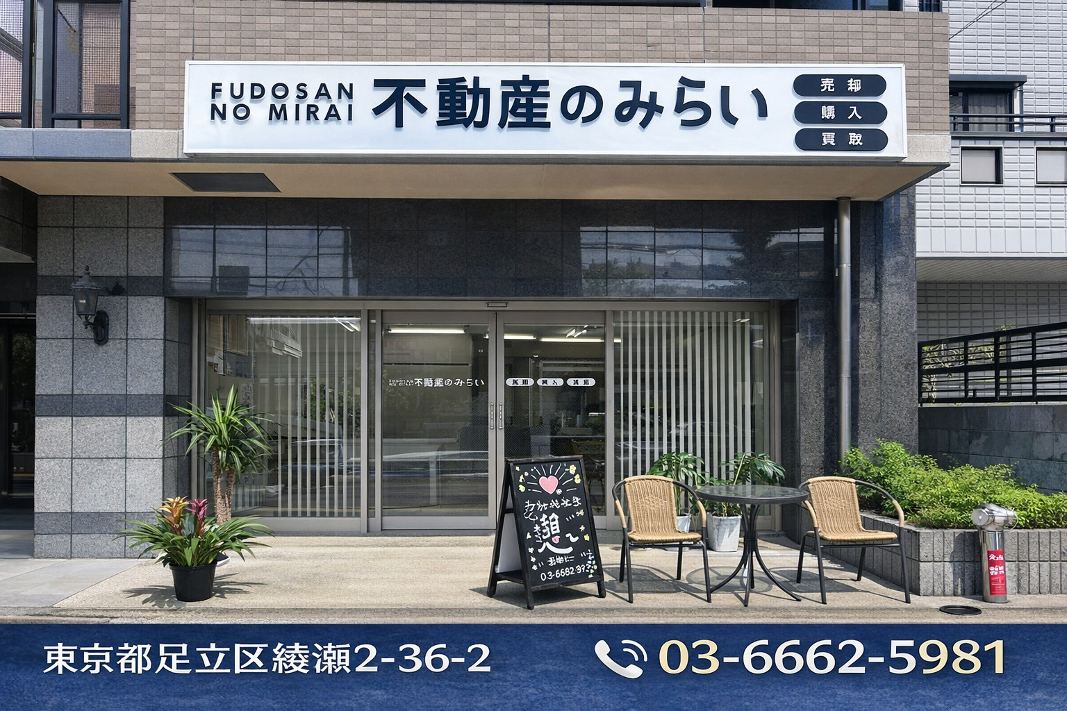 東京都足立区綾瀬2-36-2 不動産のみらい外観イメージ