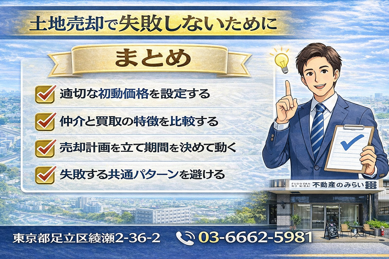 足立区綾瀬土地売却のお役立ち記事のまとめ