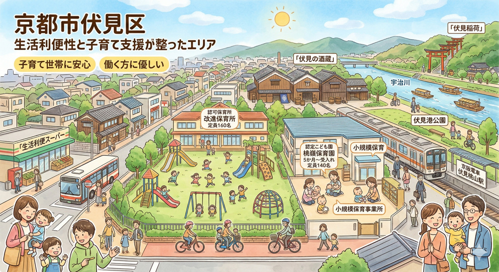 京都市で子育てしやすい環境はどこ？おすすめエリアの特徴と選び方をご紹介の画像