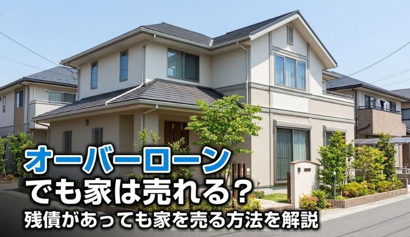 【2026年】オーバーローンでも家は売れる？残債があっても家を売る方法の画像