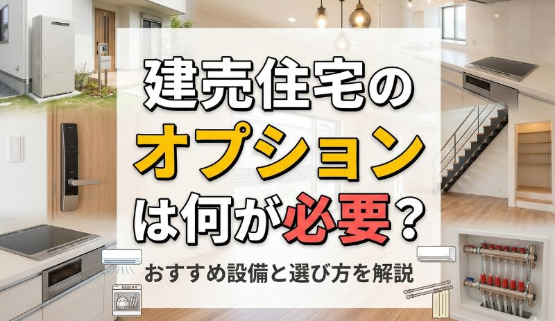 建売住宅のオプションは何が必要？おすすめ設備と選び方を解説の画像