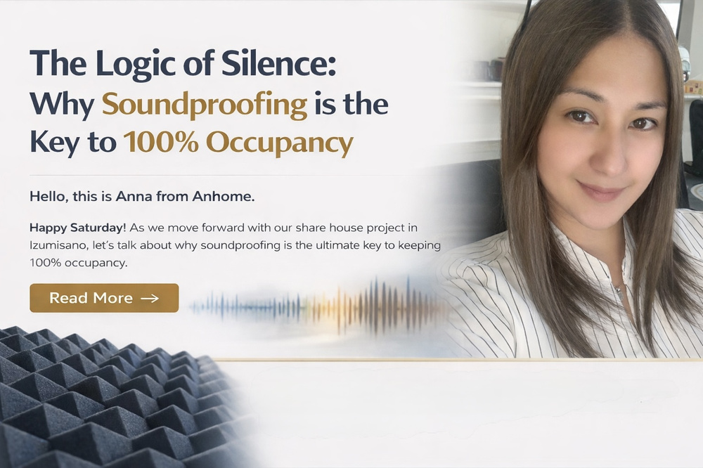 (May 16, 2026) The Logic of Silence: Why Soundproofing is the Key to 100% Occupancy の画像