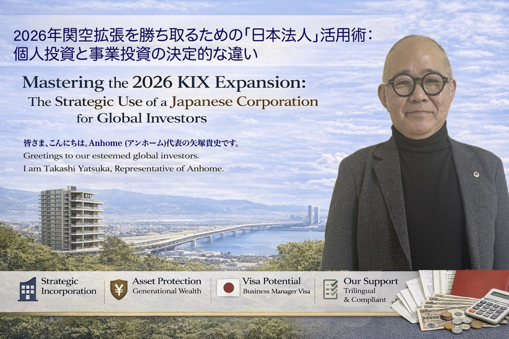 2026年5月21日）2026年関空拡張を勝ち取るための「日本法人」活用術：個人投資と事業投資の決定的な違いの画像
