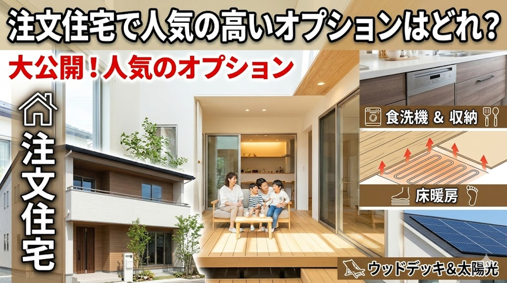 注文住宅で人気の高いオプションはどれ？後悔しない選び方や体験談も紹介の画像
