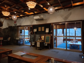 房総の亀山湖畔の黒湯温泉（嵯峨和）の画像