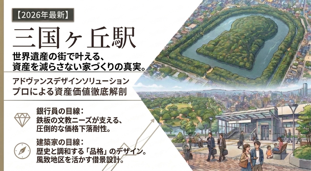 【三国ヶ丘駅編】堺随一の文教地区。世界遺産の街で叶える「資産を減らさない」家づくり【2026年最新】の画像