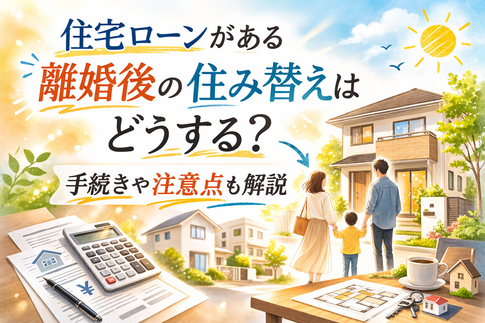 住宅ローンがある離婚後の住み替えはどうする？手続きや注意点も解説の画像