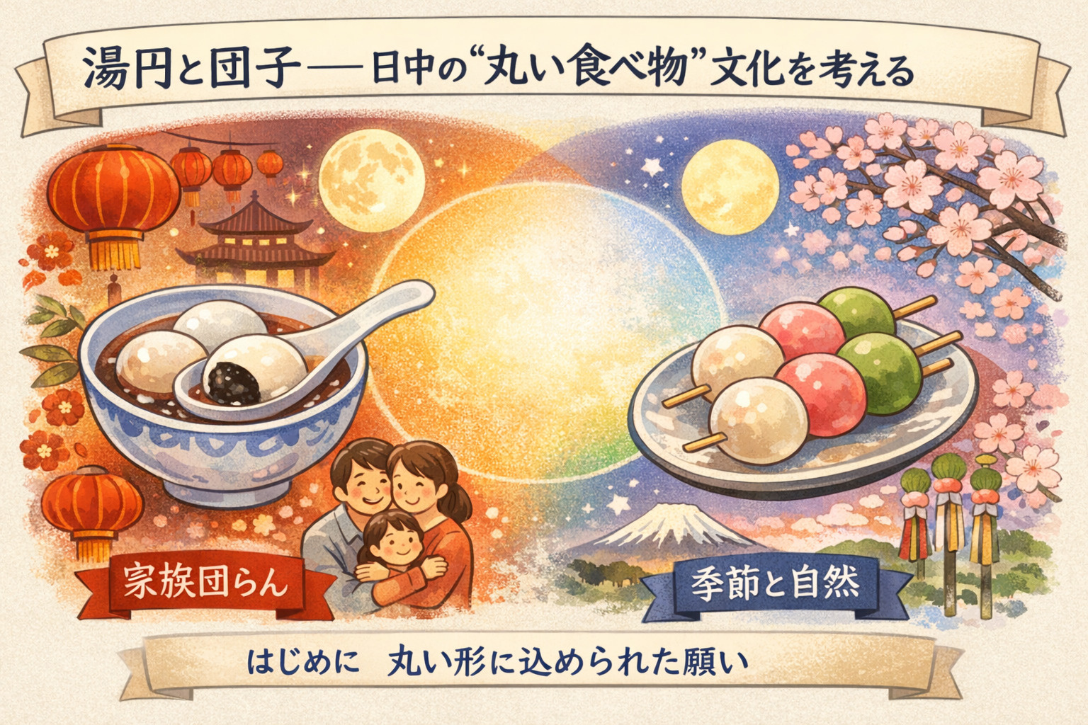 湯円（タンウェン）と団子――日中の“丸い食べ物”文化を考えるの画像