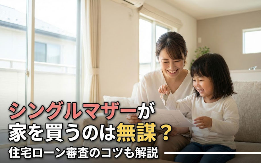 シングルマザーが家を買うのは無謀？住宅ローン審査のコツも解説