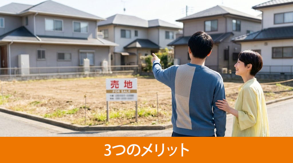 土地だけを先に購入する3つのメリット