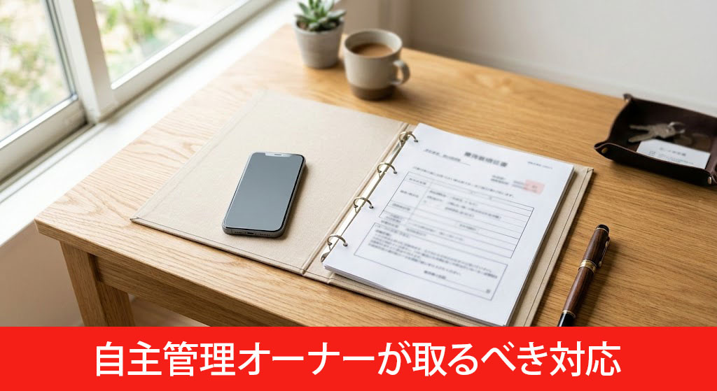 家賃滞納発生時に自主管理オーナーが取るべき対応