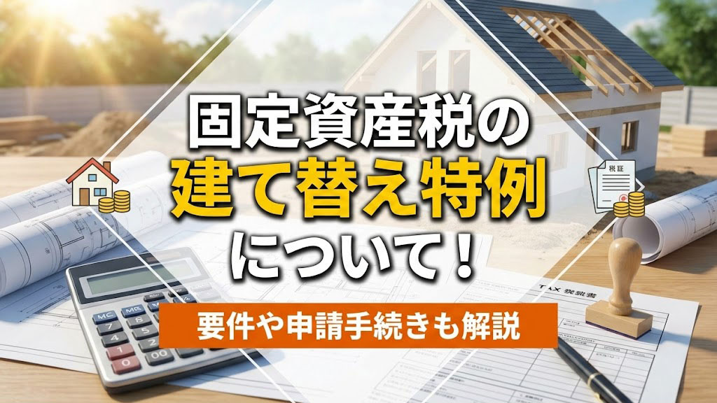 固定資産税の建て替え特例について！要件や申請手続きも解説の画像