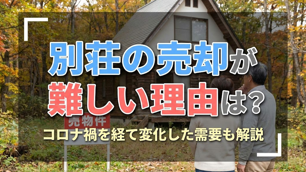 別荘の売却が難しい理由は？コロナ禍を経て変化した需要も解説の画像