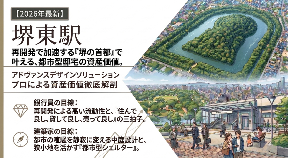 【堺東駅編】再開発で加速する「堺の首都」の資産価値。都市型邸宅で狙う攻めの不動産投資【2026年最新】の画像