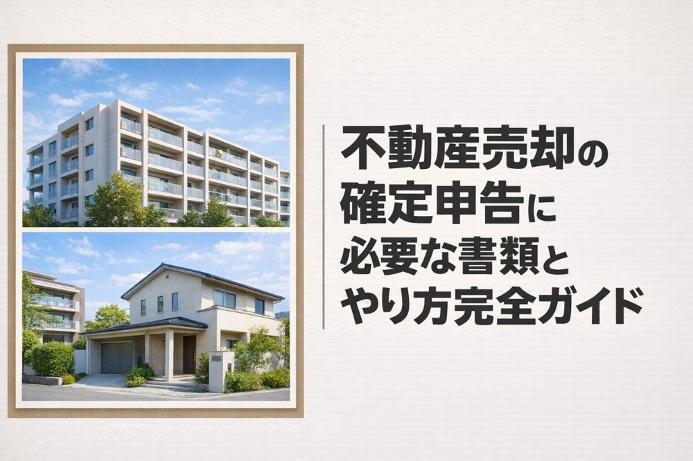 不動産売却の確定申告に必要な書類とやり方完全ガイドの画像