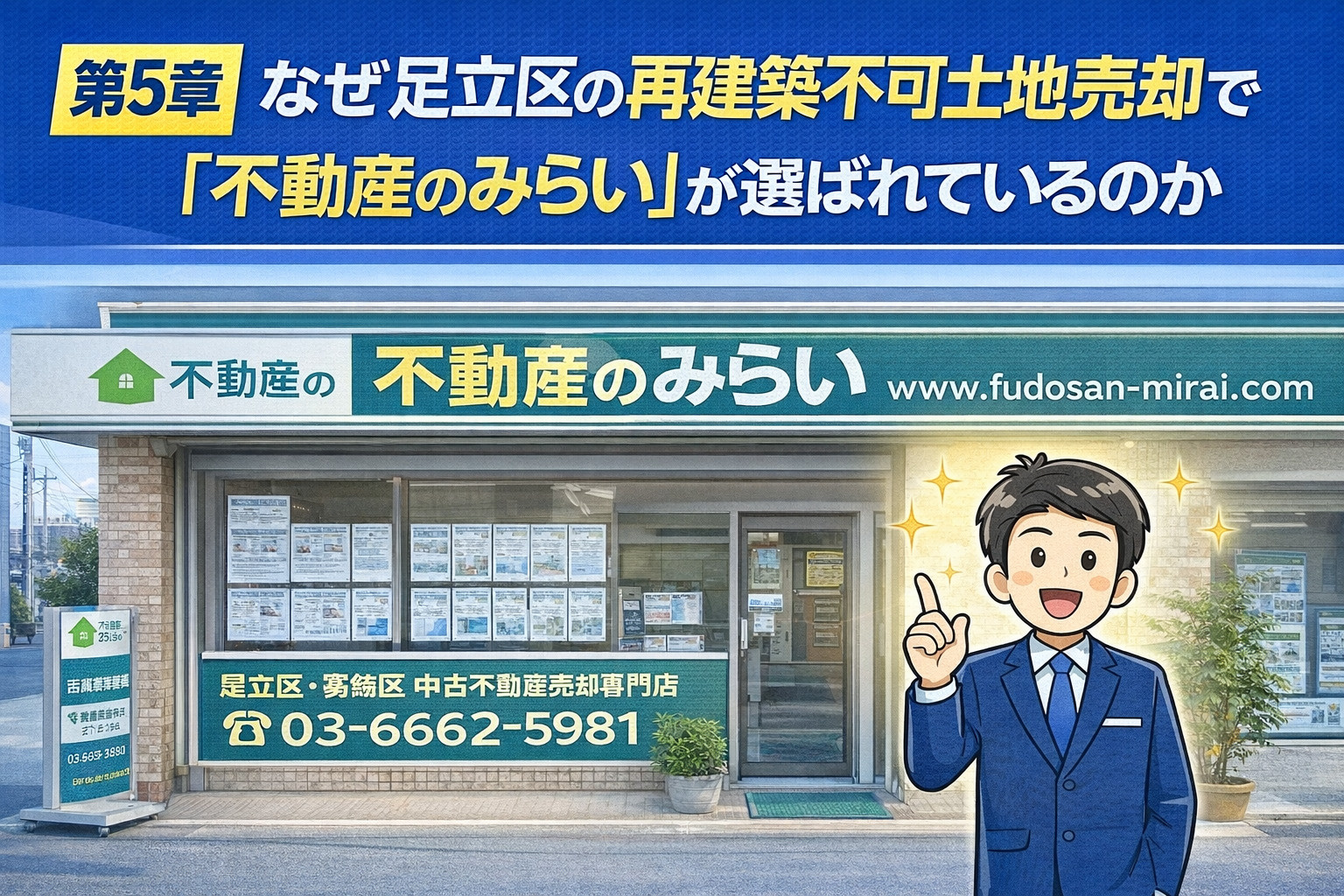 再建築不可土地売却で不動産のみらいが選ばれる理由