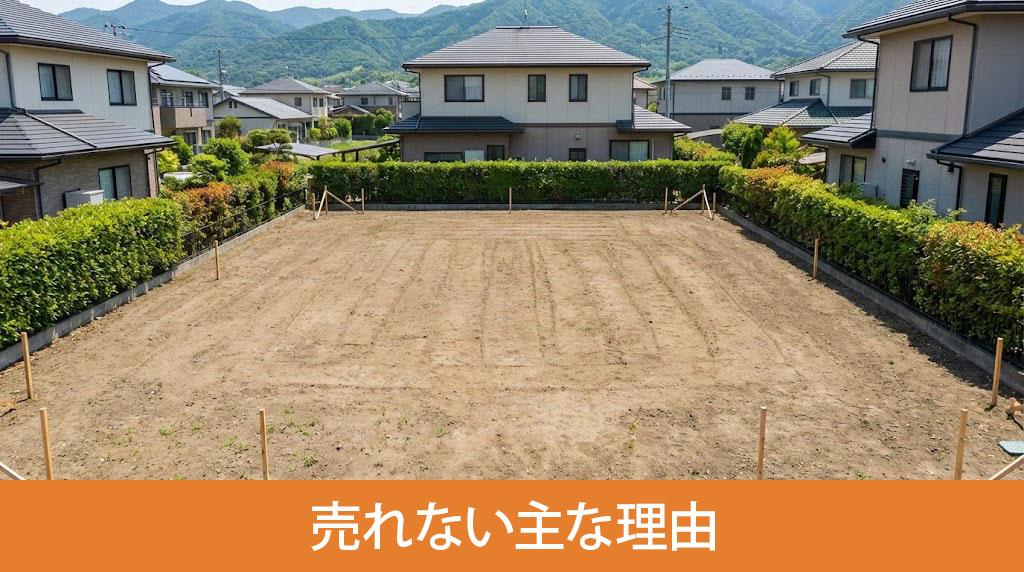 相続した土地が売れない主な理由
